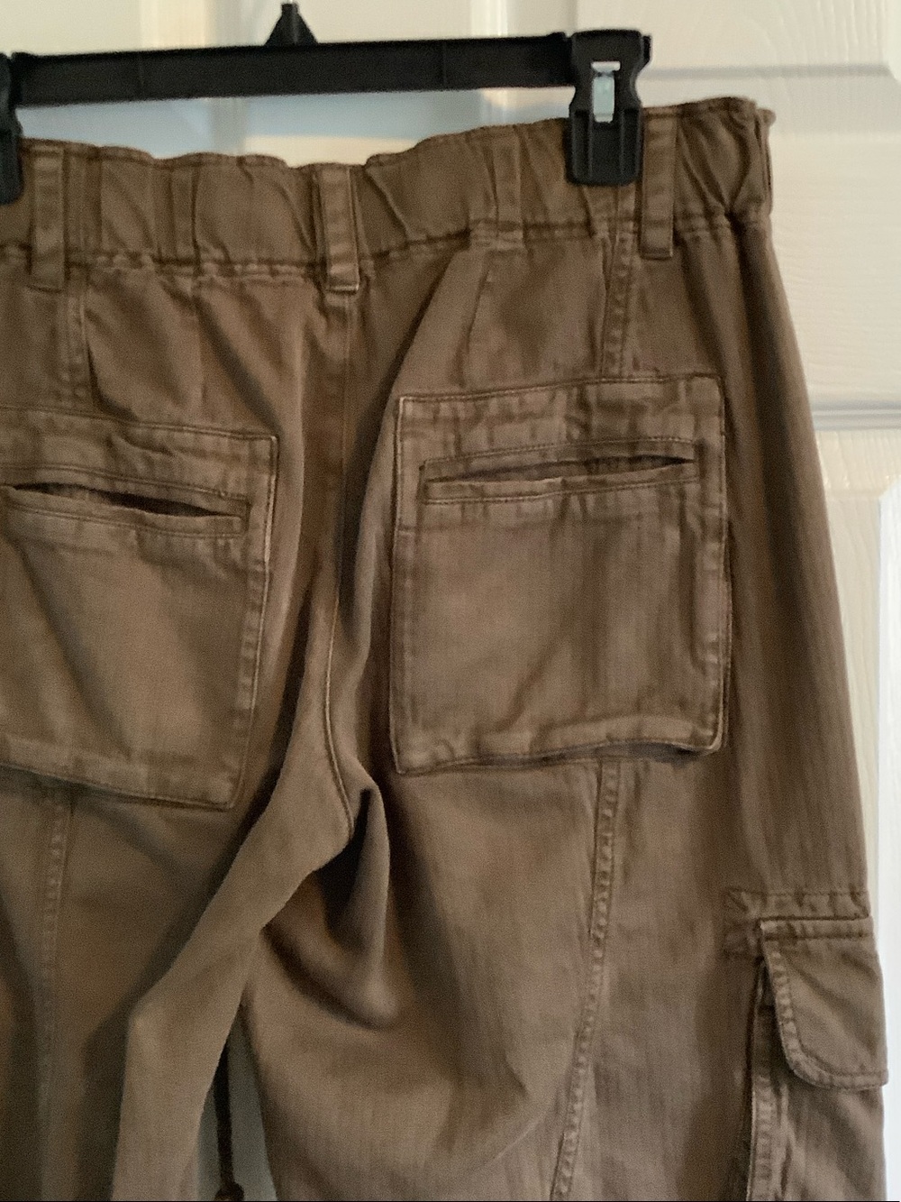 Free People Teak Brown Tahiti Wide Leg Cargo Pants - Picture 10 of 11